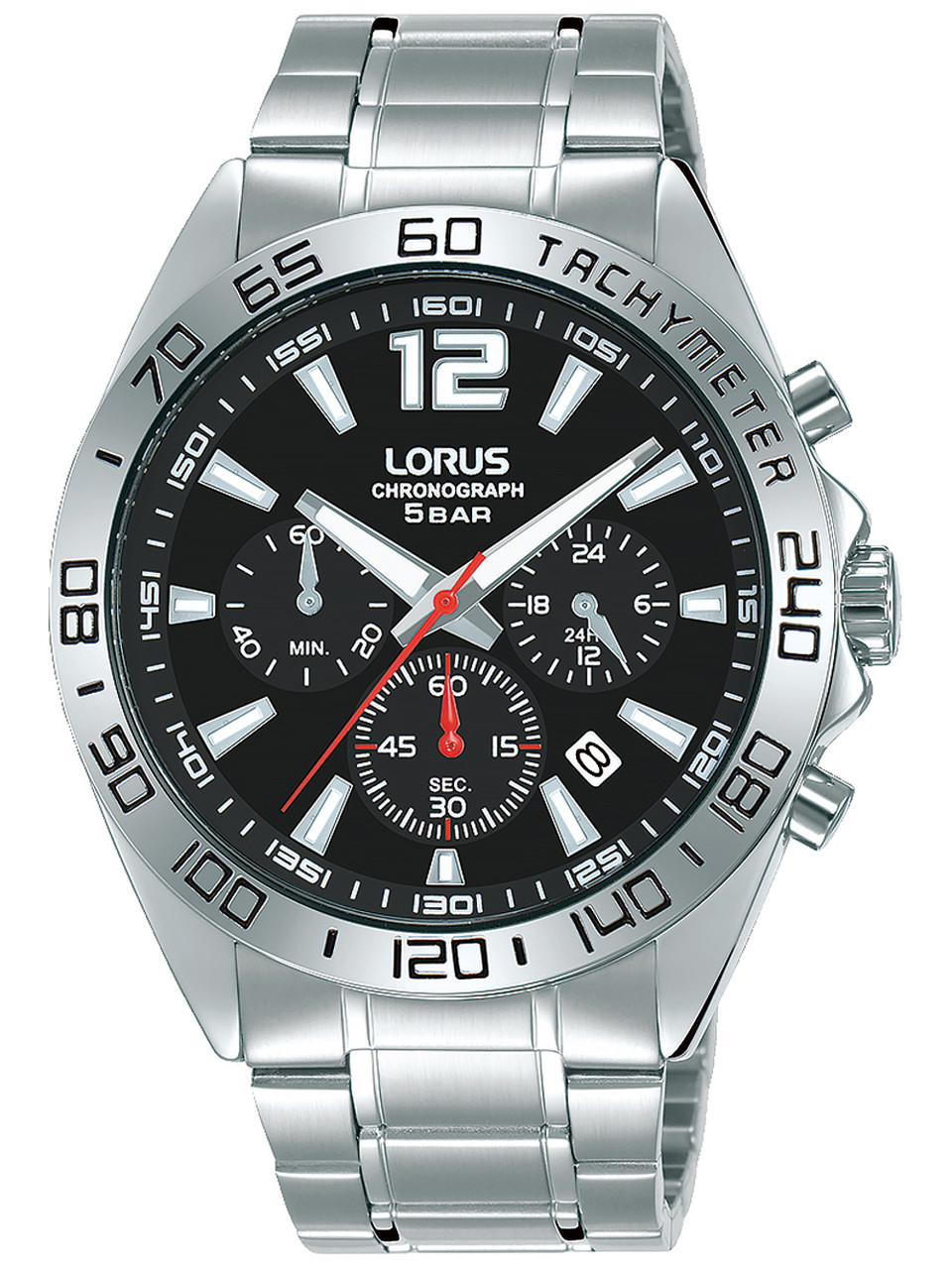 Genuine 5ATM Lorus 42mm - chronograph Watches classic | RT333JX9 owlica