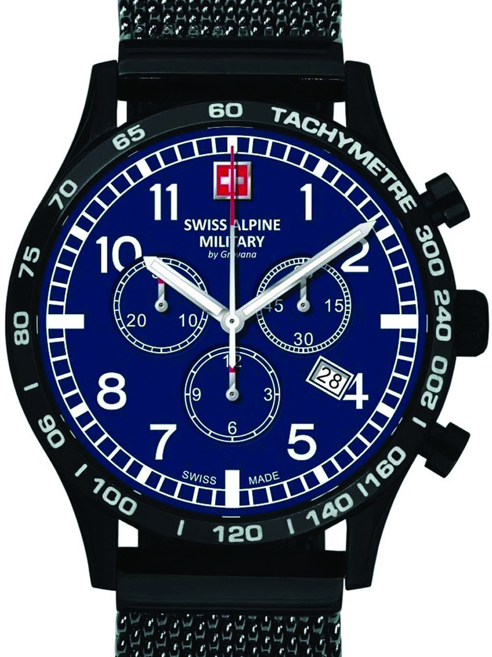 Swiss Alpine Military Chronograph (Blue)