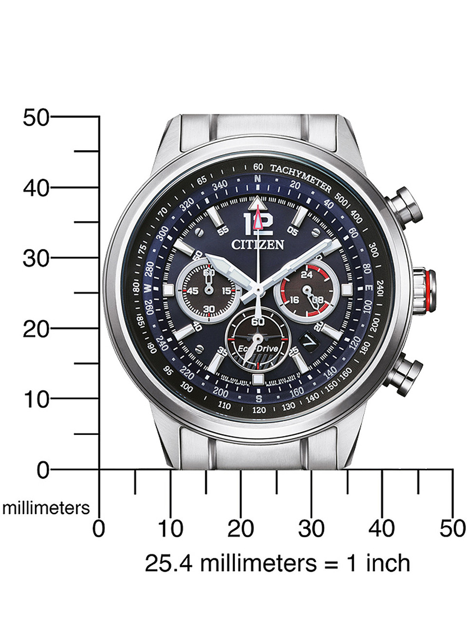 Citizen CA4471-80L Eco-Drive chrono 44 owlica Genuine - | 10ATM Watches