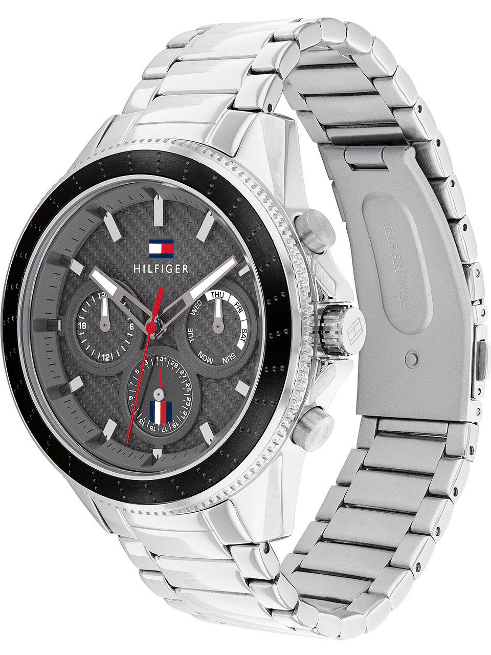 5ATM - Hilfiger 45mm owlica Men\'s | 1791857 Sport Tommy Genuine Watches watch