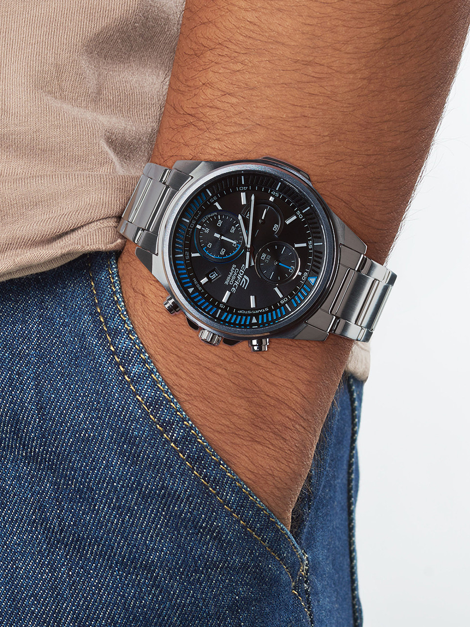 Genuine Casio - 10ATM Men\'s Watches EFR-S572D-1AVUEF | 45mm owlica Edifice