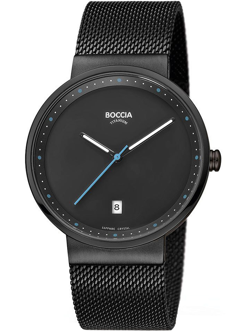 Boccia 3615 02 Men s watch titanium 38mm 5ATM owlica Genuine