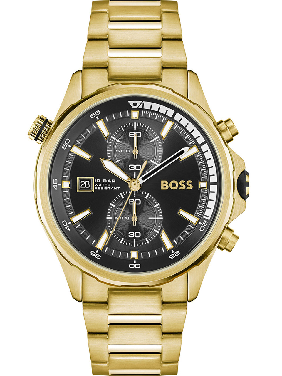 - Chronograph Genuine | BOSS 5ATM Watches 1513932 Globetrotter 46mm owlica