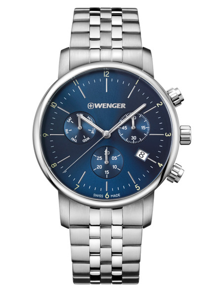 Wenger 01-1743-105 Urban Classic Chronograph 44mm 10 ATM