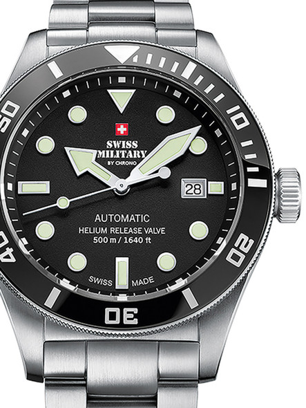 Swiss Military SMA34075-01 Automatic 44mm 50ATM