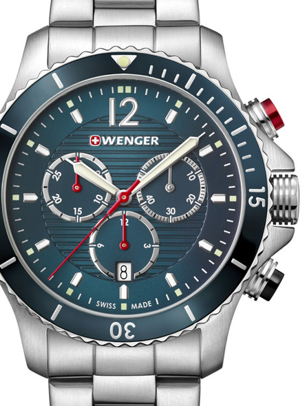 Wenger 01-0643-115 Seaforce Chronograph 43mm 20ATM