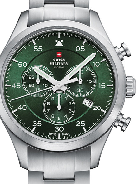 Swiss Military SM34076-03 Chronograph 43mm 10ATM