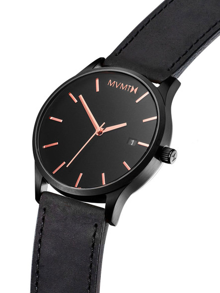 MVMT MM01-BBRG Classic Black Rose 45mm 3ATM - owlica | Genuine Watches