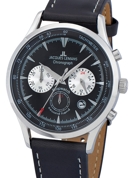 Jacques Lemans 1-2068A Retro Classic chrono men´s 41mm 5ATM