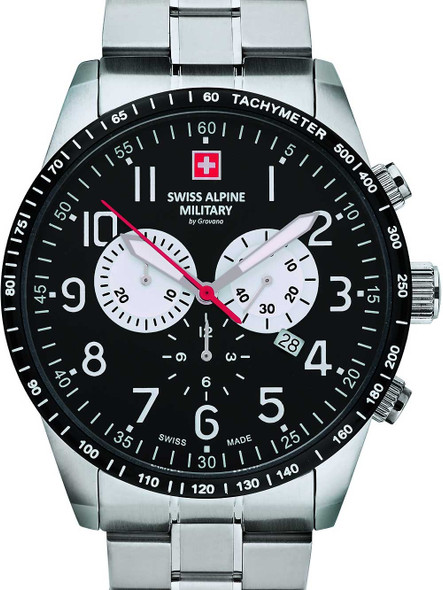 Swiss Alpine Military 7082-9137 chrono Men's watch 45mm 10ATM