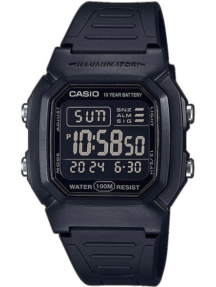 Casio W-800H-1BVES Collection Men's 37mm 10ATM