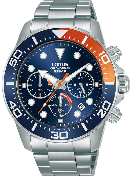 Lorus RT345JX9 chrono Men's 43mm 10ATM