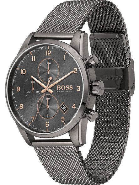 chrono 44mm | Genuine Watches Gallant 1513889 owlica Hugo Boss 5ATM -