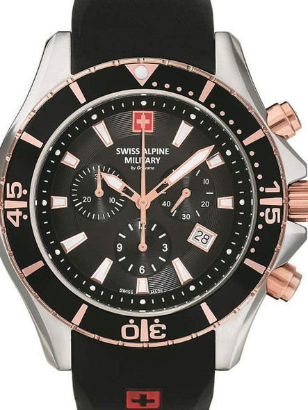 Swiss Alpine Military 7040-9856 chronograph 44mm 10ATM