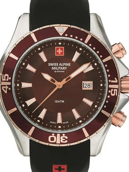 Swiss Alpine Military 7040-1856 Men's watch 44mm 10ATM