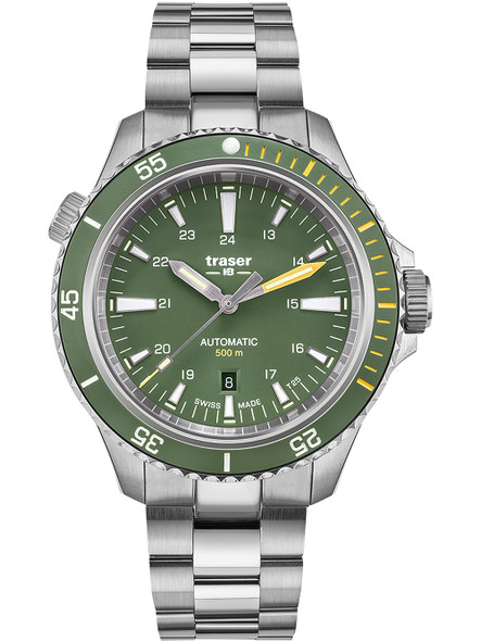 Traser H3 110325 P67 Diver automatic Green Special Set 46mm 50ATM