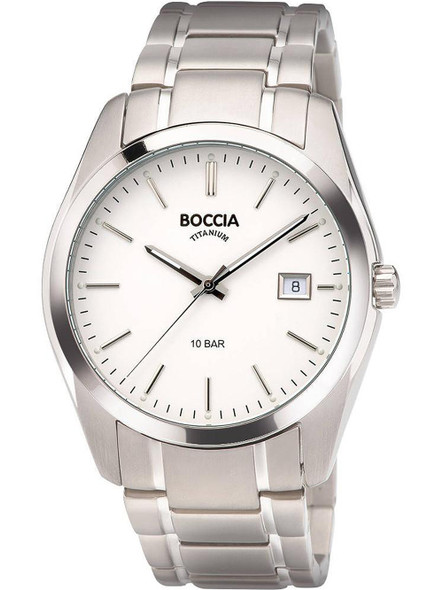 Boccia 3608-03 Men's watch titanium 41mm 10ATM