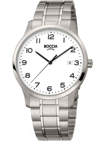 Boccia 3620-01 Men's watch titanium 40mm 10ATM