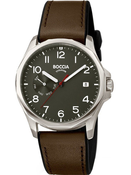 Boccia 3644-01 Men's watch titanium 40mm 10ATM