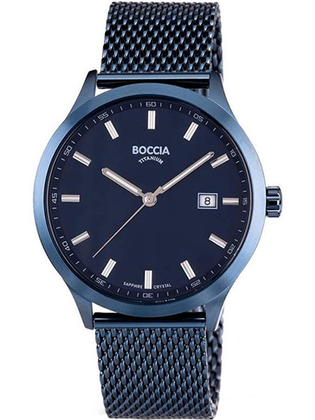 Boccia 3614-05 Men's watch titanium 41mm 5ATM