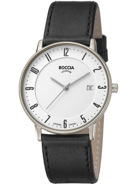 Boccia 3607-02 Men's watch titanium 39mm 5ATM