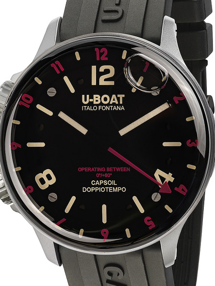 U-Boat 8839 Capsoil Doppiotempo SS GMT 45mm 10ATM