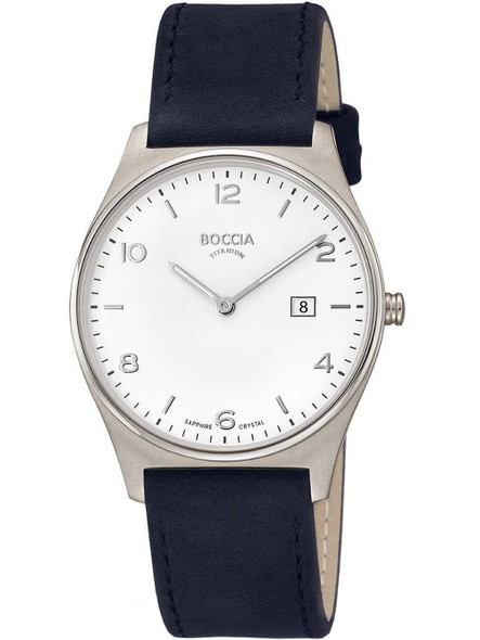 Boccia 3655-01 Men's Watch Titanium 38mm 5ATM