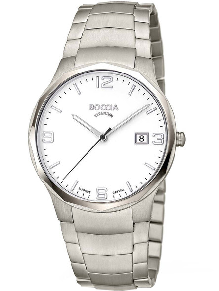Boccia 3656-01 Men's Watch Titanium 39mm 5ATM