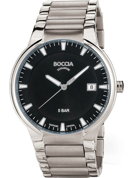 Boccia 3629-01 Men's Watch Titanium 39mm 5ATM