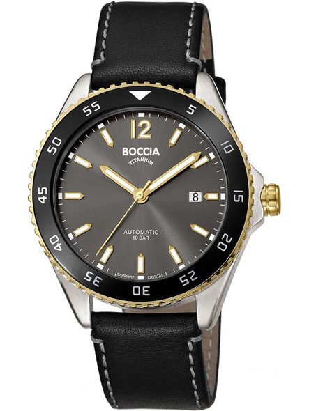 Boccia 3653-03 Men's Watch Automatic Titanium 43mm 10ATM