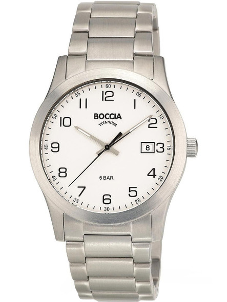 Boccia 3619-01 Men's Watch Titanium 40mm 5ATM