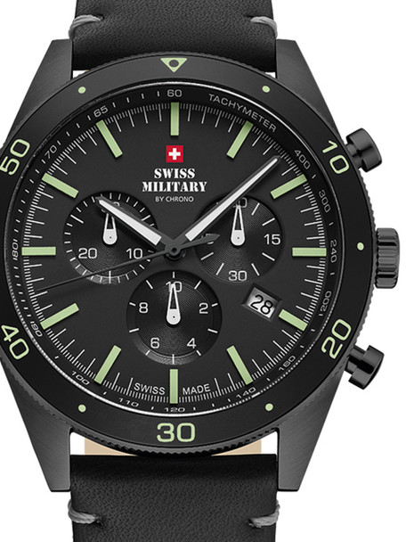 Swiss Military SM34079-08 Chronograph 43mm 10ATM