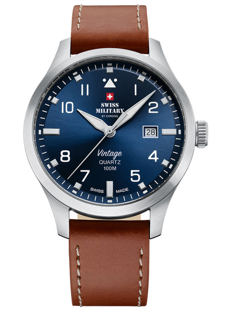 Swiss Military SM34078-07 Men's 43mm 10ATM