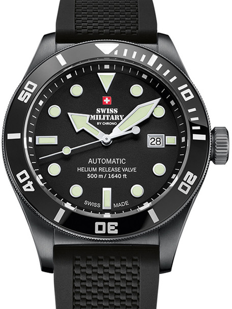 Swiss Military SMA34075-05 Diver automatic 44 mm 50ATM