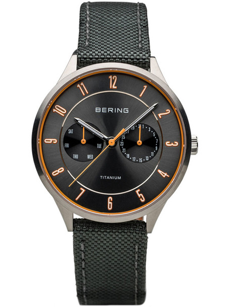 Bering 11539-879 titanium Men's 39mm 5ATM