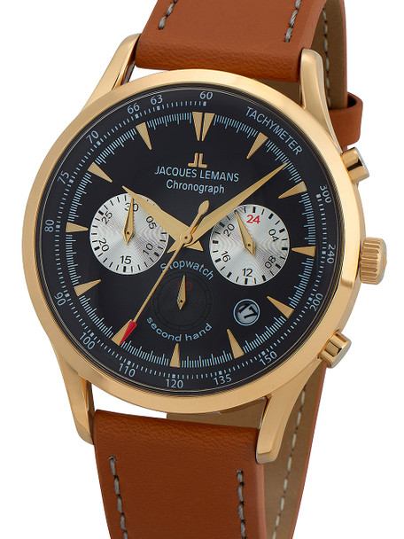 Jacques Lemans 1-2068J Retro Classic chrono men´s 41mm 5ATM