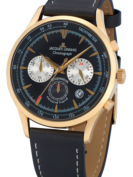 Jacques Lemans 1-2068I Retro Classic chrono men´s 41mm 5ATM