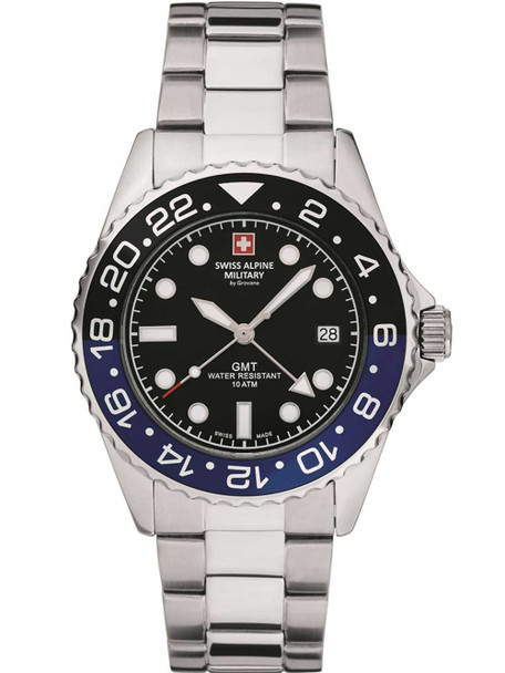 Swiss Alpine Military 7052-1132 GMT diver 42mm 10ATM