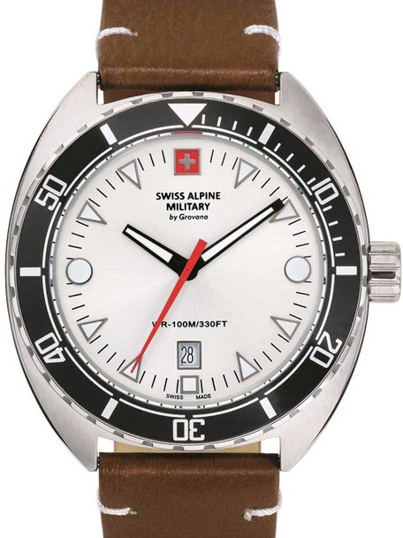 Swiss Alpine Military 7066-1532 turtle Men's 44mm 10ATM