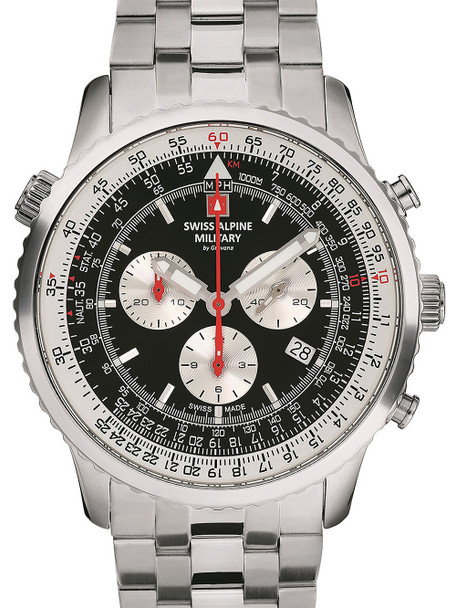 Swiss Alpine Military 7078-9137 chrono Men's 45mm 10ATM