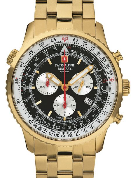 Swiss Alpine Military 7078-9117 chrono Men's 45mm 10ATM