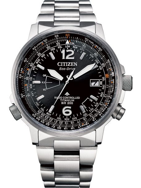 Citizen CB0230-81E Eco-Drive radio controlled titanium 44mm 20ATM