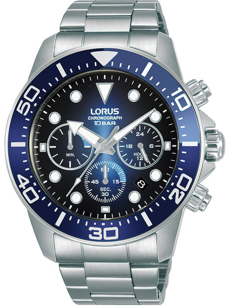 Lorus RT343JX9 chrono Men's 43mm 10ATM