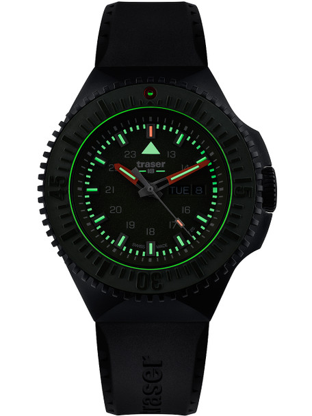 Traser H3 109859 P69 Black-Stealth Green 46mm 20ATM