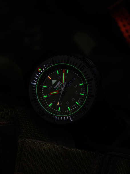 Traser H3 109859 P69 Black-Stealth Green 46mm 20ATM