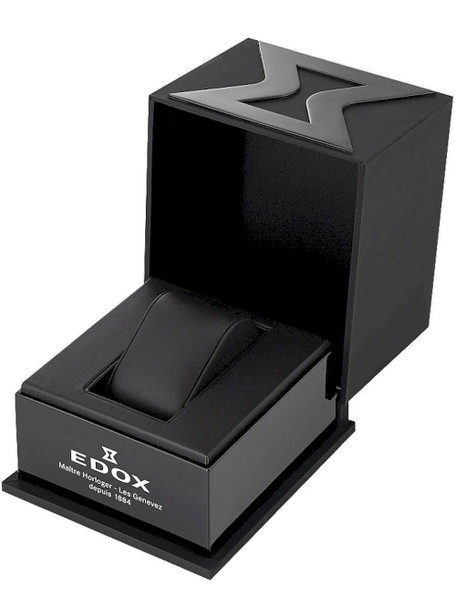 Edox 80106-37RC-BUIR Les Vauberts automatic 42mm 5ATM