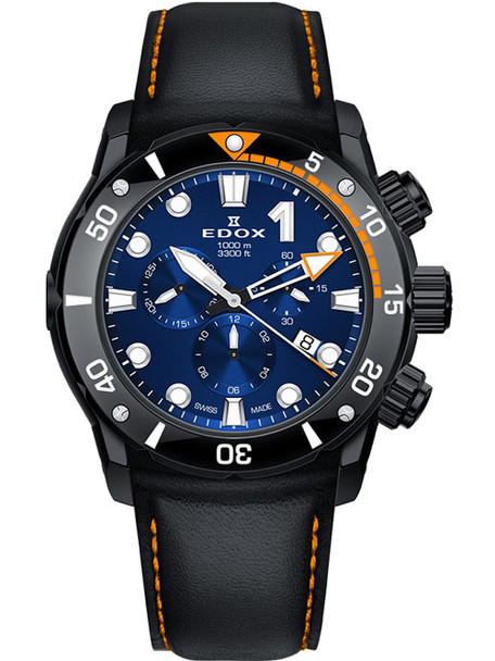 Edox 10242-TINNO-BUIN CO-1 chronograph Titanium 45mm 100ATM