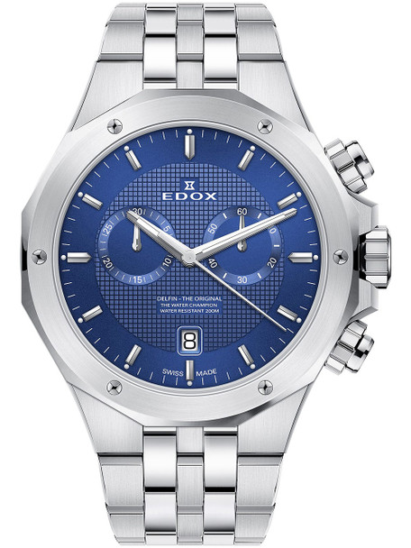 Edox 10110-3M-BUIN Delfin chronograph 43mm 20ATM