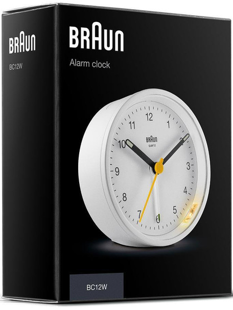 Braun BC12W classic alarm clock