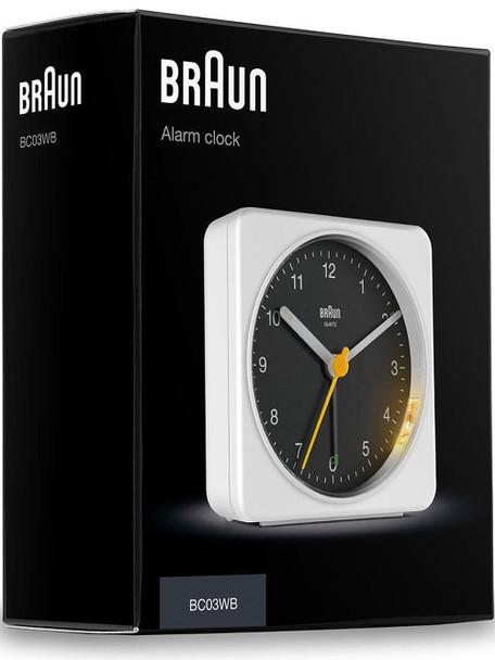 Braun BC03WB classic alarm clock
